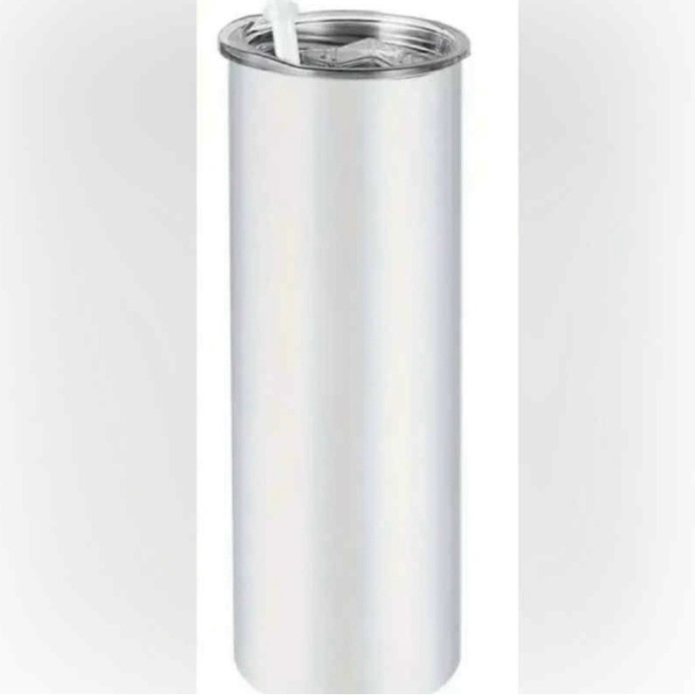 CUSTOM DESIGN Stainless Steel Tumbler with Straw